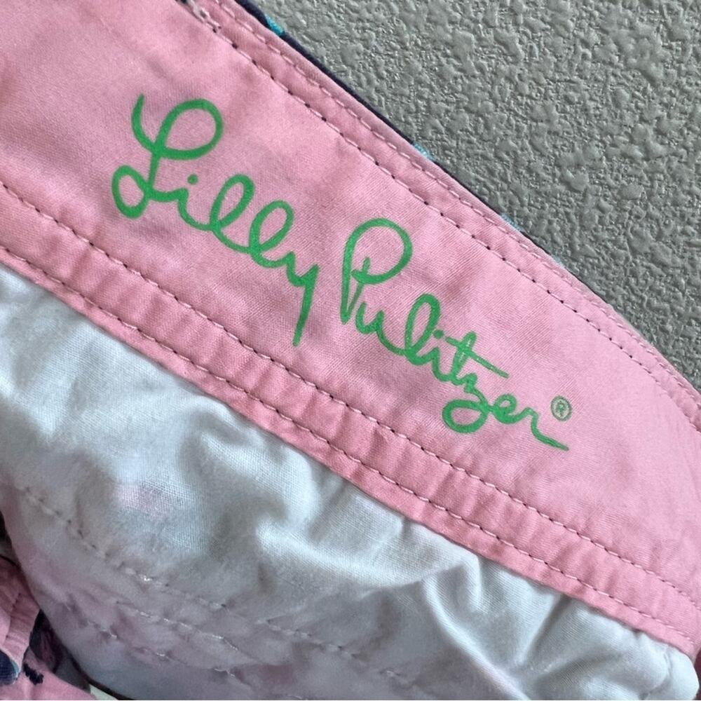 Lilly Pulitzer Callahan Shorts Navy Jammin' Fish Tropical Playful 0 - Picture 5 of 6